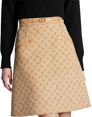 (W) 루이비통 로고 패턴 포켓 캐주얼 스커트 여성 카키. 1AAAN9 Purchase (W) 루이비통 로고 패턴 포켓 캐주얼 스커트 여성 카키. 1AAAN9