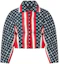 Order (W) Chaqueta Louis Vuitton Azul Marino de Manga Larga con Estampado de Logo 1AC1CX