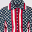 Details for (W) Chaqueta Louis Vuitton Azul Marino de Manga Larga con Estampado de Logo 1AC1CX