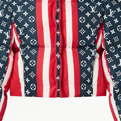 (W) Chaqueta Louis Vuitton Azul Marino de Manga Larga con Estampado de Logo 1AC1CX Sizing (W) Chaqueta Louis Vuitton Azul Marino de Manga Larga con Estampado de Logo 1AC1CX
