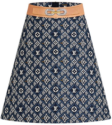 (W) 루이비통 로고 프린트 미니 A라인 캐주얼 스커트 여성 블루 1A8MI7 Buy (W) 루이비통 로고 프린트 미니 A라인 캐주얼 스커트 여성 블루 1A8MI7