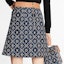 Purchase (W) 루이비통 로고 프린트 미니 A라인 캐주얼 스커트 여성 블루 1A8MI7