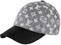 Order (Women) LOUIS VUITTON Logo Printed Cotton Baseball Cap Black/Grey. M7028M