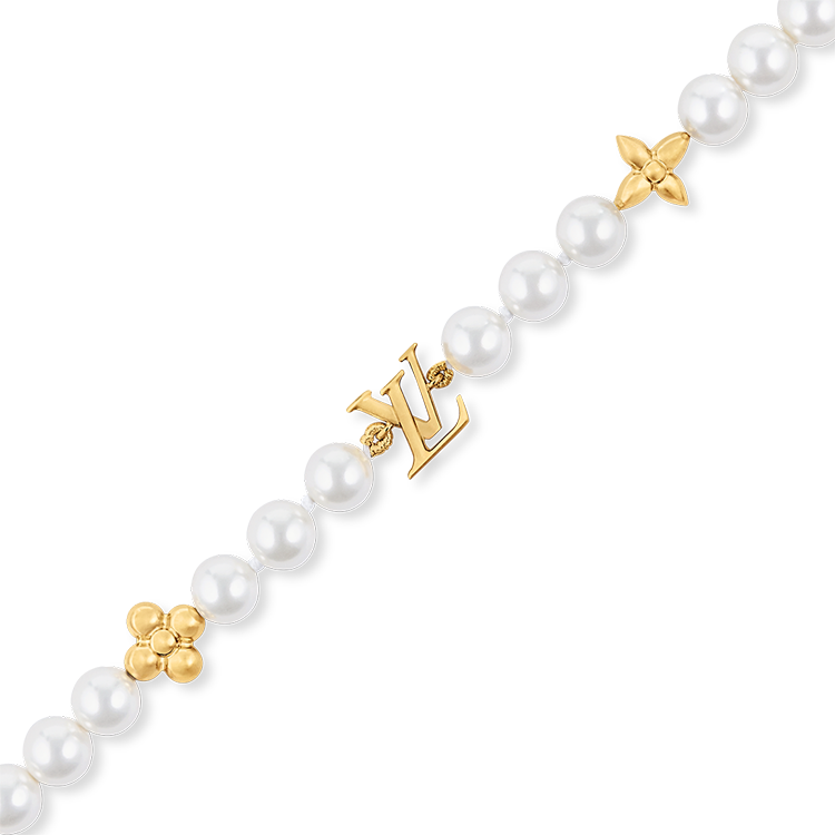 (Women) Louis Vuitton Logo Resin Bracelet  White M1129A 圖 3