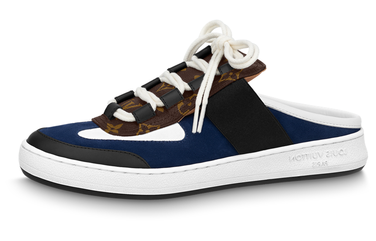 Buy (W) Louis Vuitton Sandali Bassi ''Nautical Series'' Blu Nero Marrone. 1ABGZD