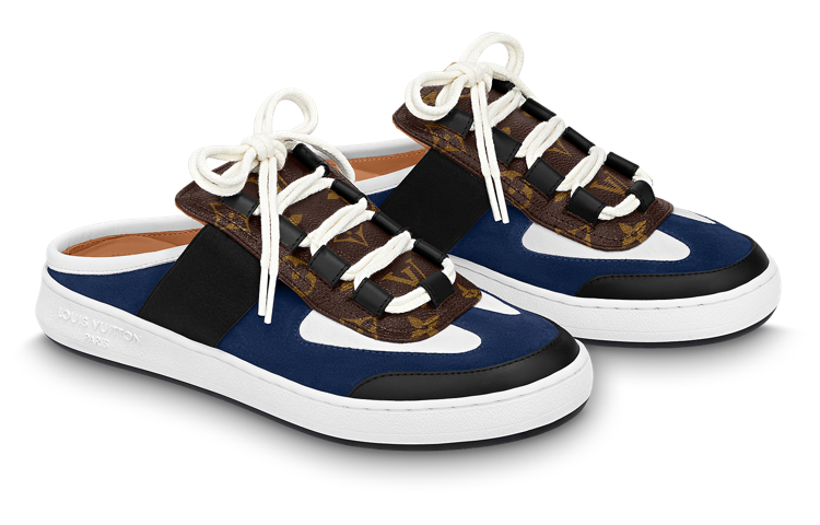 Order (W) Louis Vuitton Sandali Bassi ''Nautical Series'' Blu Nero Marrone. 1ABGZD