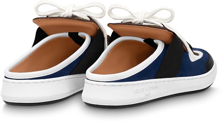 (W) Louis Vuitton Seri Nautical Lace-Up Fashion Slide Biru Hitam Coklat 1ABGZD Lookbook (W) Louis Vuitton Seri Nautical Lace-Up Fashion Slide Biru Hitam Coklat 1ABGZD