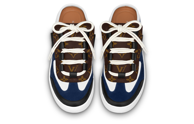 Shop (W) Louis Vuitton Sandali Bassi ''Nautical Series'' Blu Nero Marrone. 1ABGZD