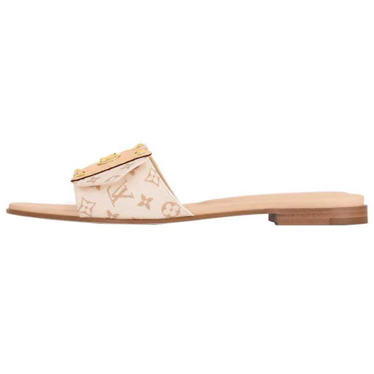 (Women) Louis Vuitton Louis Vittuon Slide 'Elegant Beige' 1ACXX5