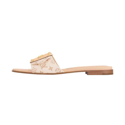 (W) LV Louis Vittuon Slide 'Elegant Beige'