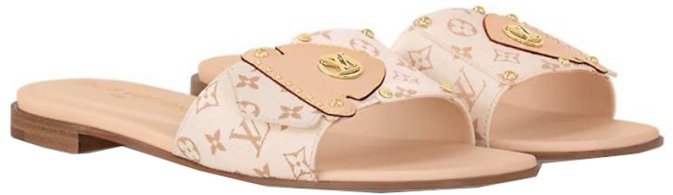 (Women) Louis Vuitton Louis Vittuon Slide 'Elegant Beige' 1ACXX5 Lookbook (Women) Louis Vuitton Louis Vittuon Slide 'Elegant Beige' 1ACXX5