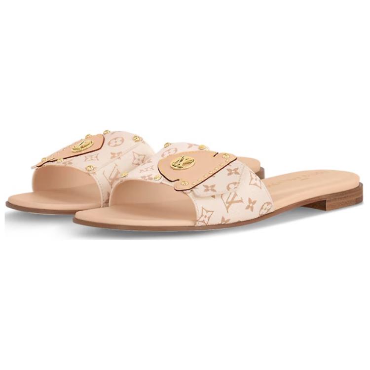 Shop (Women) Louis Vuitton Louis Vittuon Slide 'Elegant Beige' 1ACXX5