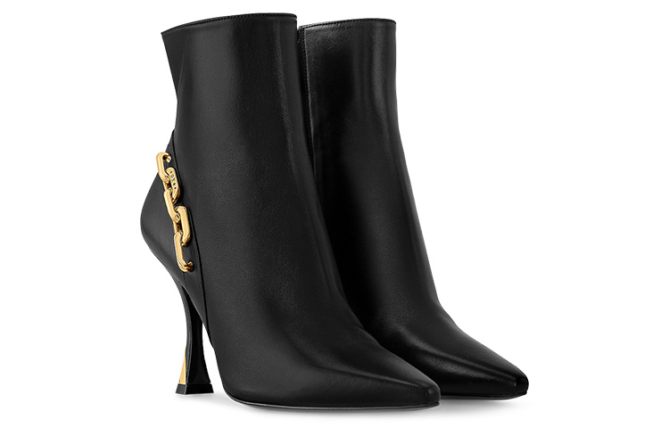Lookbook (Women) Louis Vuitton Louis Vittuon Sparkle Pointed Toe Bootie 'Black' 1AC6CA