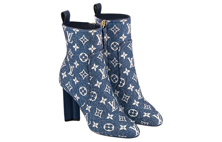 Order (Women) Louis Vuitton Louis Vuitain Silhouette Ankle Boot 'Blue' 1A9PY0