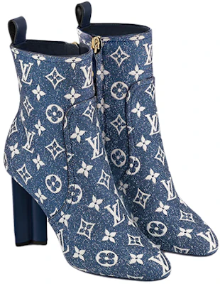 (Women) Louis Vuitton Louis Vuitain Silhouette Ankle Boot 'Blue' 1A9PY0 Order (Women) Louis Vuitton Louis Vuitain Silhouette Ankle Boot 'Blue' 1A9PY0