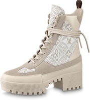 (Women) Louis Vuitton Louis Vuitard Laureate 'Brown Lace-Up Ankle Boot' 1AAIWN (Women) Louis Vuitton Louis Vuitard Laureate 'Brown Lace-Up Ankle Boot' 1AAIWN