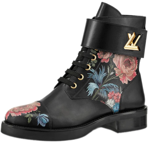 women-louis-vuitton-louis-vuitlav-vuitton-wonderland-fashionable-versatile-flat-ankle-boots-black-1-a4-gv-2