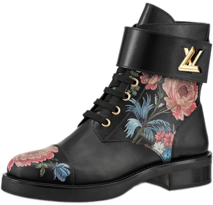 (Women) Louis Vuitton Louis Vuitlav Vuitton Wonderland 'Fashionable Versatile Flat Ankle Boots Black' 1A4GV2 Buy (Women) Louis Vuitton Louis Vuitlav Vuitton Wonderland 'Fashionable Versatile Flat Ankle Boots Black' 1A4GV2