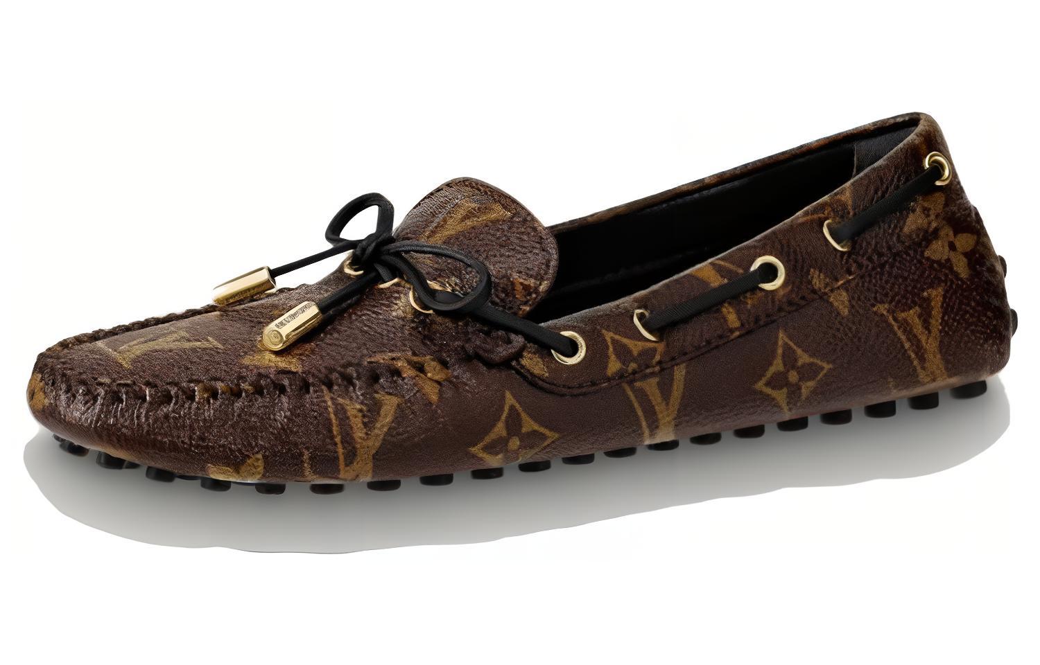 (Women) Louis Vuitton Louis Vuiton Gloria Loafer 'Brown Elastic' 1A3V3H