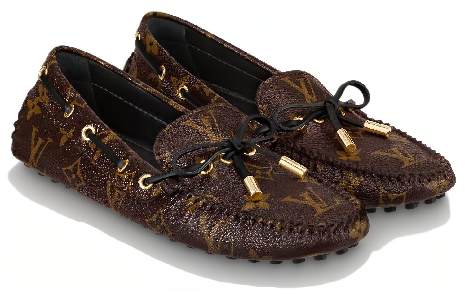 Lookbook (W) Louis Vuitton Gloria Loafer 'Coklat Elastis' 1A3V3H