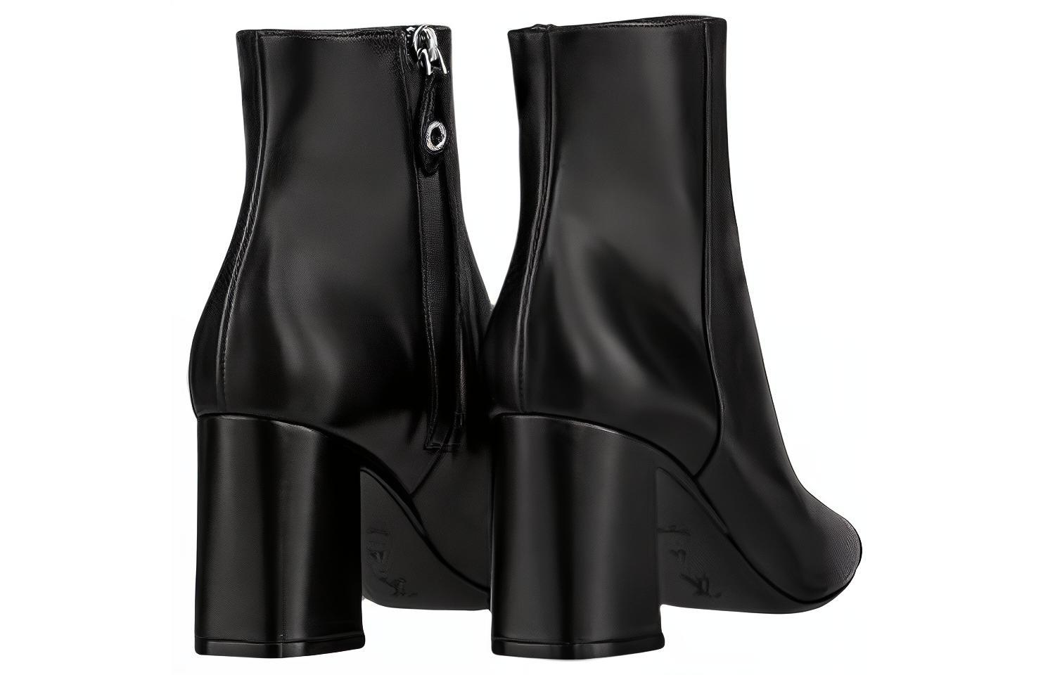 (W) LV Louise Boot 'Black Leather' 圖 4