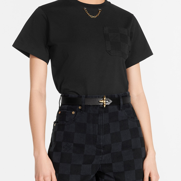 (Women) LOUIS VUITTON Louisette Classic Logo Reversible Belt Women 2.5cm Wide. M0554W 圖 4