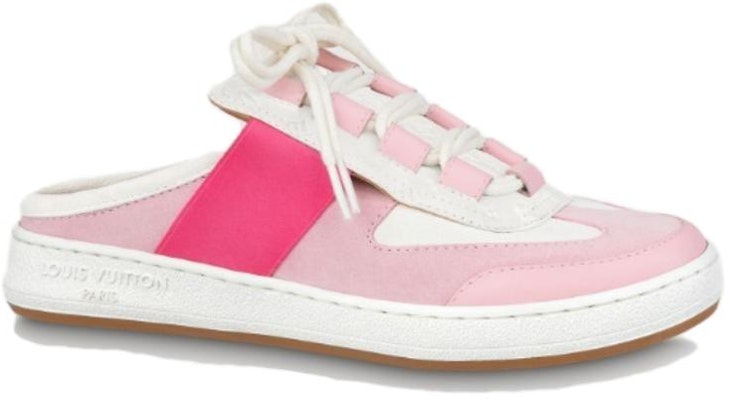 (W) 路易威登 Lous 粉白色穆勒鞋 1ABTO8 Order (W) 路易威登 Lous 粉白色穆勒鞋 1ABTO8