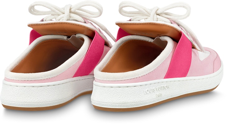 (W) Louis Vuitton Lous 'Pink White Mule' Sepatu Sandal Wanita 1ABTO8 Lookbook (W) Louis Vuitton Lous 'Pink White Mule' Sepatu Sandal Wanita 1ABTO8