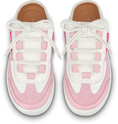 (W) Louis Vuitton Lous 'Pink White Mule' Sepatu Sandal Wanita 1ABTO8 Shop (W) Louis Vuitton Lous 'Pink White Mule' Sepatu Sandal Wanita 1ABTO8