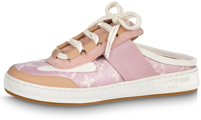 LOUIS VUITTON 露跟低跟系帶包頭拖鞋 女款 粉色 中國限定 Buy LOUIS VUITTON 露跟低跟系帶包頭拖鞋 女款 粉色 中國限定