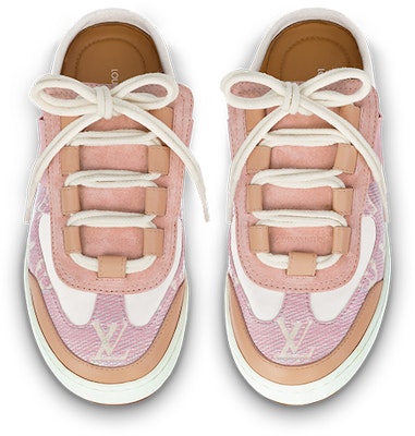 LOUIS VUITTON 露跟低跟系帶包頭拖鞋 女款 粉色 中國限定 Shop LOUIS VUITTON 露跟低跟系帶包頭拖鞋 女款 粉色 中國限定