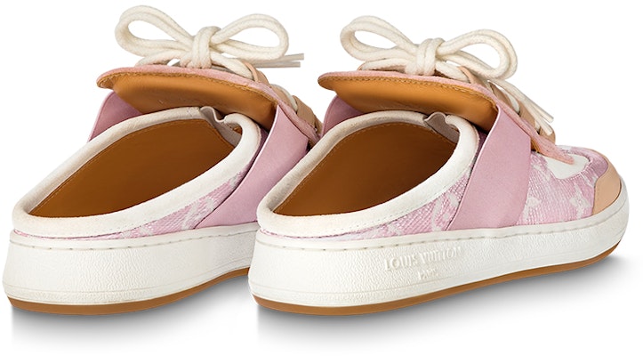 LOUIS VUITTON 露跟低跟系帶包頭拖鞋 女款 粉色 中國限定 Purchase LOUIS VUITTON 露跟低跟系帶包頭拖鞋 女款 粉色 中國限定