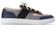 Order (W) Louis Vuitton Lous Sneakers 'Biru Kelabu dengan Monogram Coklat' 1ABUUP