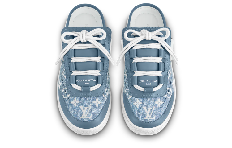 Shop (W) Sandal Lace-Up Louis Vuitton Rendah 'Fashion Sandals' Biru 1AB3TN