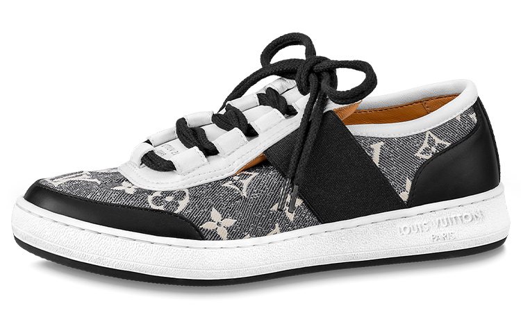 (Women) Louis Vuitton Low-Top Lace Up 'Denim Grey' 1AAW3O