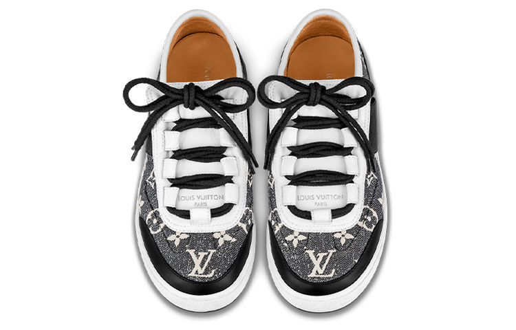 Lookbook (W) Louis Vuitton Low-Top Lace Up 'Denim Kelabu' 1AAW3O
