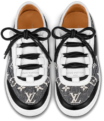 (Women) Louis Vuitton Low-Top Lace Up 'Denim Grey' 1AAW3O Lookbook (Women) Louis Vuitton Low-Top Lace Up 'Denim Grey' 1AAW3O