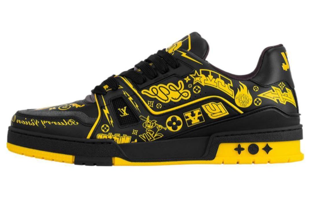 (Women) Louis Vuitton Low-Top Sneaker 'Black Fashion Versatile' 1ACFM0