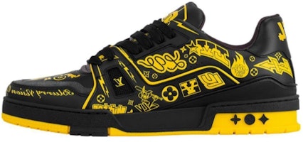 (Women) Louis Vuitton Low-Top Sneaker 'Black Fashion Versatile' 1ACFM0 (Women) Louis Vuitton Low-Top Sneaker 'Black Fashion Versatile' 1ACFM0