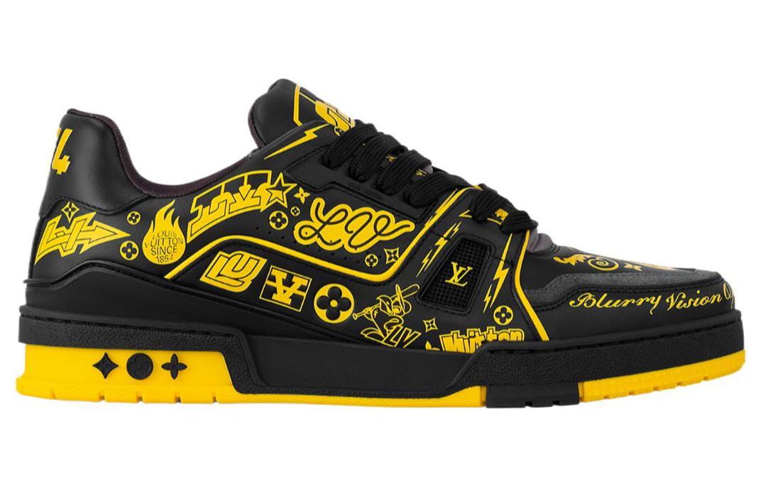 Order (W) Sepatu Louis Vuitton Low-Top 'Hitam Fashion Serbaguna' 1ACFM0