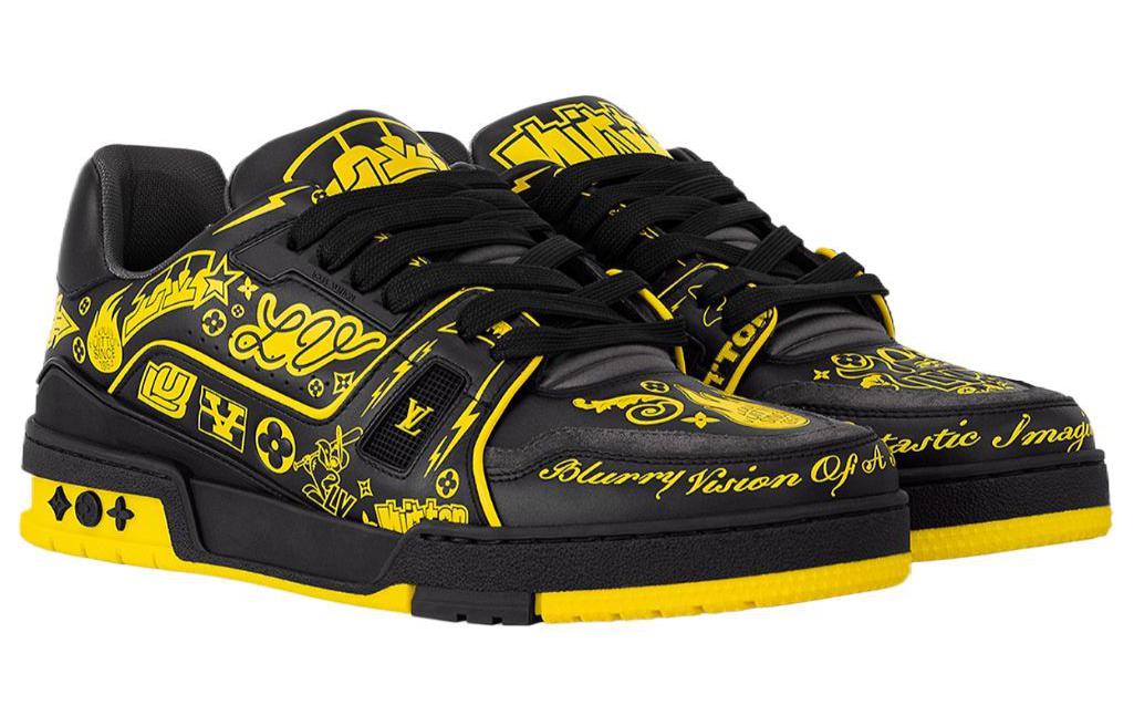 Lookbook (W) Sepatu Louis Vuitton Low-Top 'Hitam Fashion Serbaguna' 1ACFM0