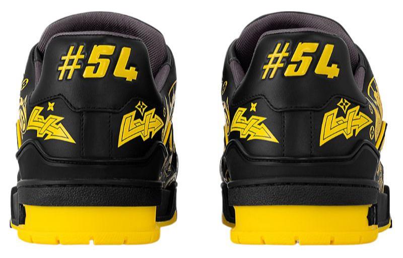 Shop (W) Sepatu Louis Vuitton Low-Top 'Hitam Fashion Serbaguna' 1ACFM0