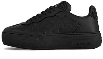 (Women) Louis Vuitton Low-Top Sneaker 'Black Leather' 1ACL5C (Women) Louis Vuitton Low-Top Sneaker 'Black Leather' 1ACL5C