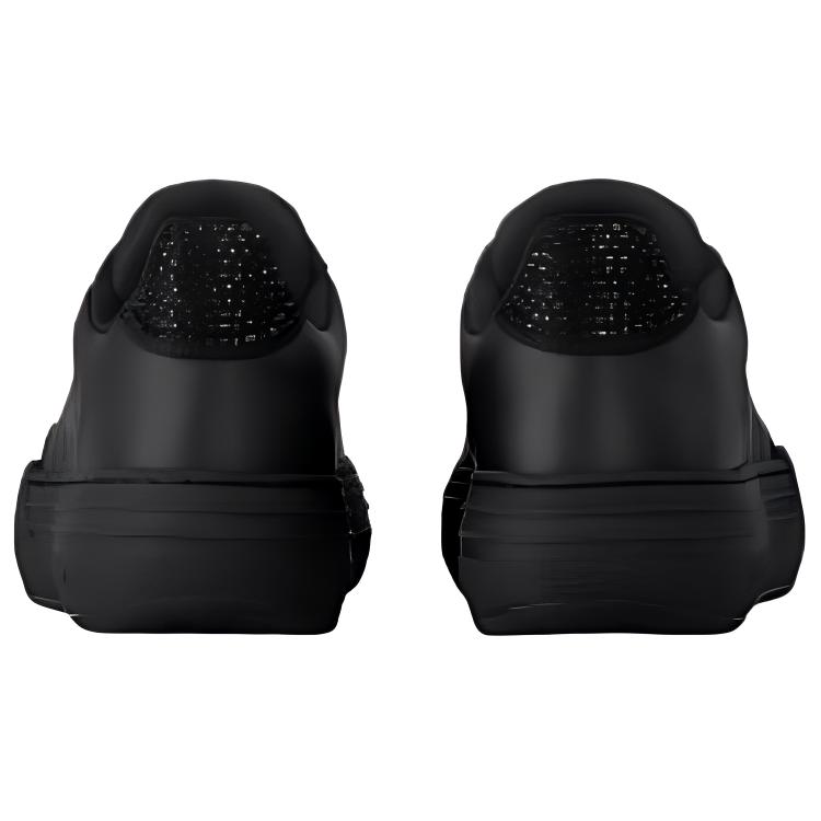 Shop (W) ルイ・ヴィトン 黒革ロートップスニーカー 1ACL5A