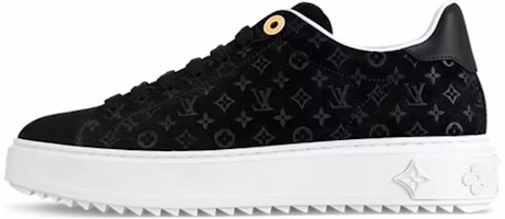 (Women) Louis Vuitton Low-Top Sneaker 'Black Velvet' 1ABR18 (Women) Louis Vuitton Low-Top Sneaker 'Black Velvet' 1ABR18
