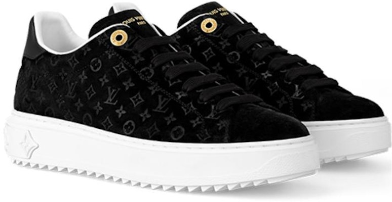 (W) Louis Vuitton Zapatillas Bajas 'Terciopelo Negro' 1ABR18 Lookbook (W) Louis Vuitton Zapatillas Bajas 'Terciopelo Negro' 1ABR18
