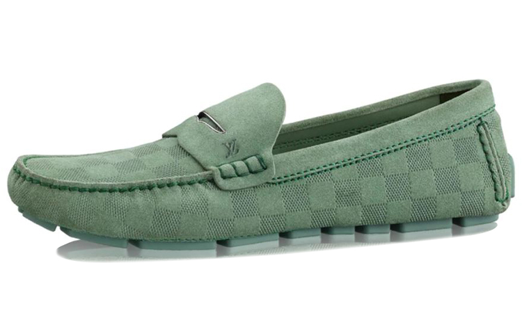 (Women) Louis Vuitton Low-Top Sneaker 'Sea Green Suede' 455697