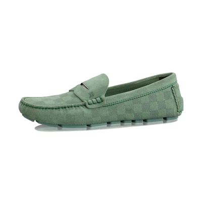 (W) LV Low-Top Sneaker 'Sea Green Suede'