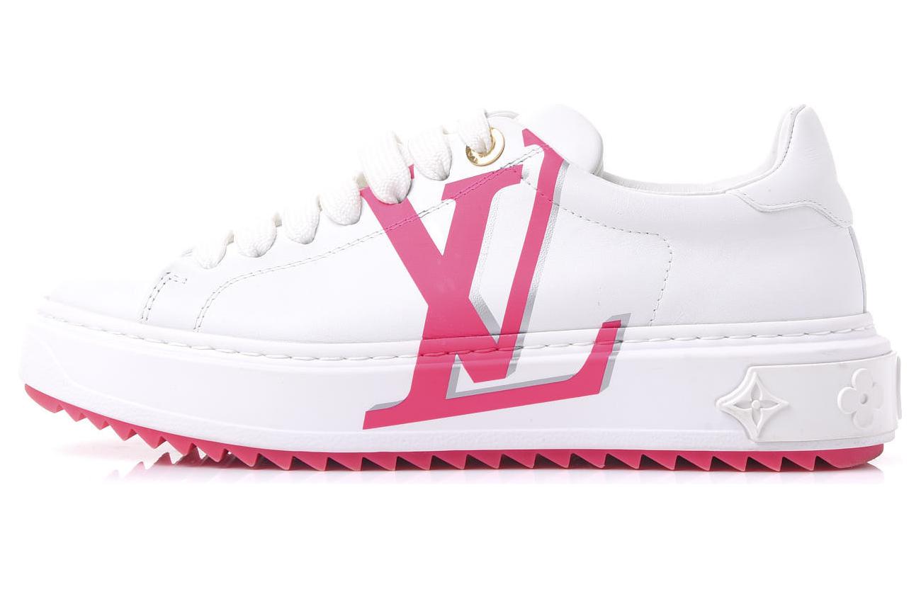 (Women) Louis Vuitton Low-Top Sneaker 'White Pink' 1ABU2M