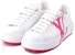 (W) Louis Vuitton Kasut Low-Top 'Putih Merah Jambu' 1ABU2M